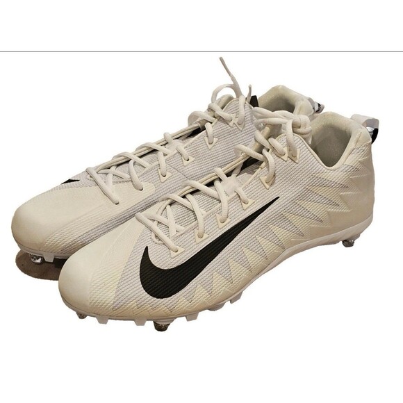 Nike Alpha Menace Pro Low D White Football Cleats Size 13 923045-100 New *RARE* - Picture 1 of 6